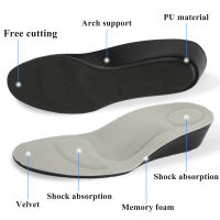 Invisible Height Increase Insole Unisex 1.5-4.5cm Heighten Heel Insert grow taller Increase Height Shoe Pad Heel Lift Taller