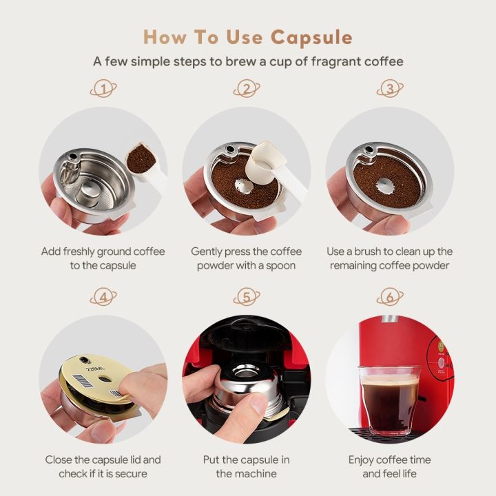 stainless-steel-reusable-coffee-capsule-pods-fits-bosch-tassimo-refillable-filter-coffee-maker-silicone-lid-60-180-200-220-ml