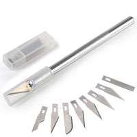 Metal Handle Scalpel 9 Blades tool Wood Paper Cutter Craft Pen cutter Engraving tool DIY Repair Hand Tools