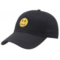 wish popular smiley embroidered baseball cap mens and womens all-match hat casual sunshade peaked cap