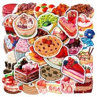 10/30/50PCS Ins Wind Net Red Dessert Gourmet Food Graffiti Stickers Water Cup Luggage Laptop Water Cup Stickers Wholesale Stickers Labels