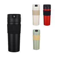 480Ml Thermal Coffee Cup Smart Temperature Display Stainless Steel Mug Insulated Bottle Home Office Drinkware