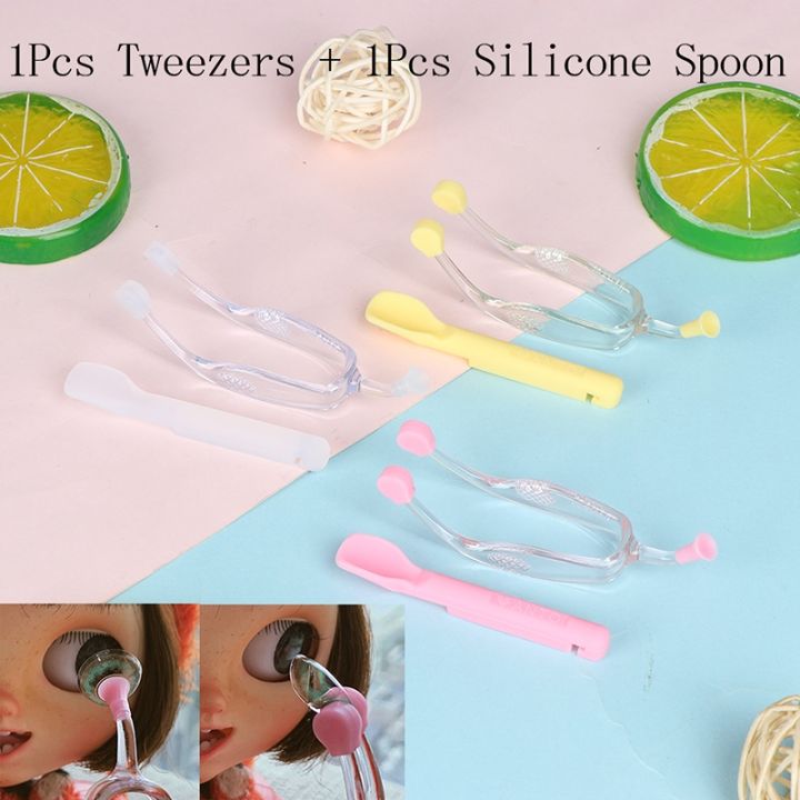 new-2pcs-set-eye-care-contact-lenses-inserter-remover-silicone-soft-tip-tweezer-stick-case-set-contact-lenses-wearing-tools
