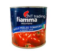 Fiamma มะเขือเทศปอกเปลือก 2.55 Kg.Whole Peeled Tomatoes in Tomato Juice