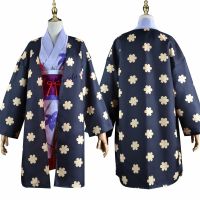 Anime Miss Allsunday Nico Robin Cosplay Costume Women Kimono Dress Wig One Onigashima Piece Outfit Halloween Carnival Suit