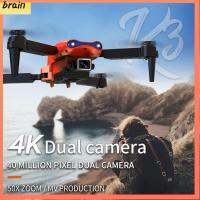 BRAIN ถือความสูง ของขวัญสำหรับเด็ก/ผู้ใหญ่ มุมกว้าง โดรน Quadcopter ของเล่นเครื่องบินเฮลิคอปเตอร์ 4K HD กล้องคู่ เครื่องบิน RC