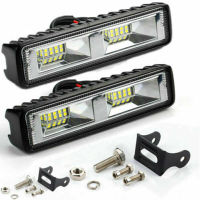 48w DRL LED Spot Flood Work Light Worklight 9-32V 12 Volt Led Work Lights For Off Road Vehicle SUV Car Trucks Black Shell