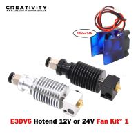 【sought-after】 cwaozi V6 E3D Hotend ชุดอุณหภูมิสูงรุ่น J-Head 0.4/1.75มม. หัวฉีด Remote Extruder อุปกรณ์เสริม12V 24V 3D ชิ้นส่วนเครื่องพิมพ์