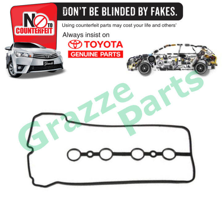 Toyota Original Valve Cover Gasket for 112130M010 / 1121321010 Toyota