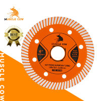 MUSCLE COW ใบตัดเพชร 4" หนา 1.2 mm. ใบตัด แผ่นตัด ใบเพชร แข็งแรง ทนทาน ตัดไว ตัดเนี้ยบ ตัดคอนกรีต ตัดหินอ่อน ตัดกระเบื้อง