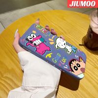 JIUMOO เคส Z5x สำหรับ Vivo Z1 Pro ลายการ์ตูนสีเทียน Shin-Chan เคสโทรศัพท์ดีไซน์ใหม่บางสร้างสรรค์ปกป้องขอบสี่เหลี่ยมเคสนิ่มเคสปลอกซิลิโคนกันกระแทก