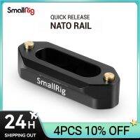 Smallrig Camera Quick Release Safety Rail 4Cm 1.57 Inches Long With 1/4 Screws For Nato Handle EVF Attach  - 1409