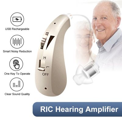 ZZOOI Hearing Aids Rechargeable BTE Hearing Aid for Seniors Sound Amplifier for Deaf Elderly Moderate to Severe Loss aparelho auditivo