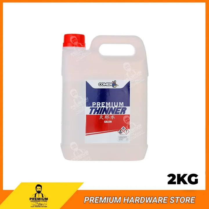 COMEN Thinner Solvent 2KG Paint Thinner Paint Remover Paint Tool Paint Tools Minyak Cuci Campur