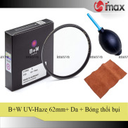 Kính lọc Filter B+W F-Pro 010 UV-Haze E 62mm Hoằng Quân + Bóng thổi bụi +