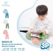 Bộ quần áo cao cổ dài tay Bambus Puppie BU Baby - Bubaby Bình Dương