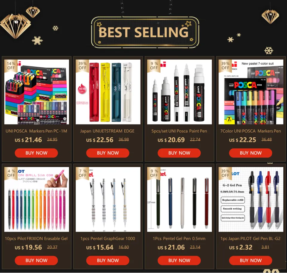 Wholesale Markers Japan Uni Posca Paint Marker Pen Set PC 1M PC 3M