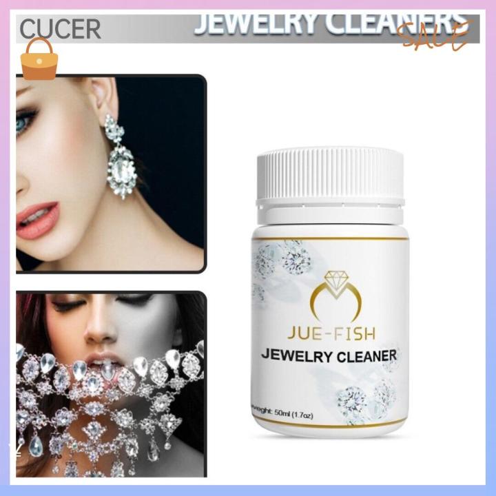 Jewelry Cleaning Agent Jewelry Metal Cleaning Solution Diamond Necklace  Rust and Ash Removal Care Solution 50ml 