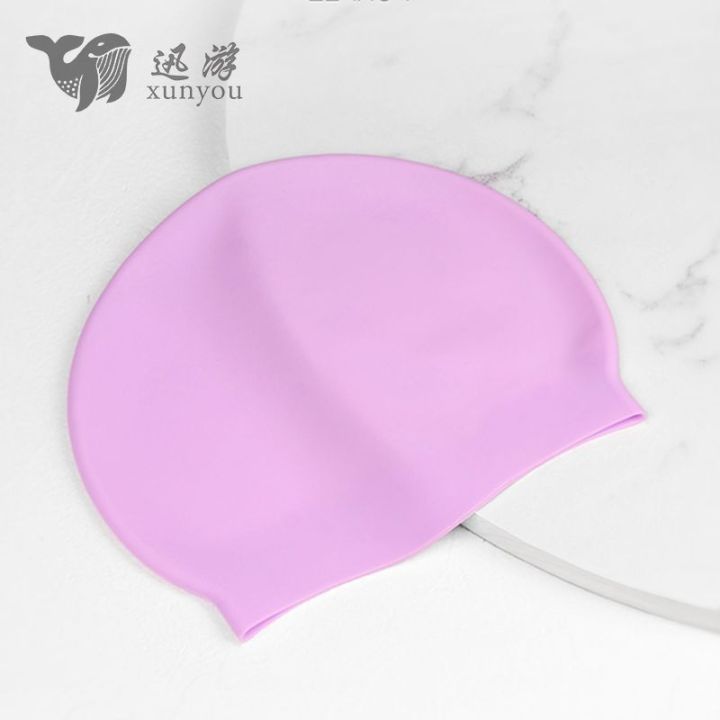 sysport-swimming-cap-goggles-set-sc-monochrome-silicone-waterproof-solid-color-man-women-swim-cap