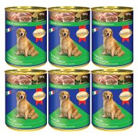 อาหารกระป๋องสุนัข รสไก่และผัก 400กรัม (6 กระป๋อง) SmartheartCan Chicken and Vegetable Dog Food 400g (6 cans)