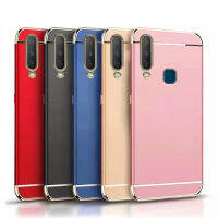 พร้อมสต็อก Luxury Laser Gold ชุบ VIVO Y15 Y17 Y12 Y12i 3 In 1 Hard Case VIVO Y11 Y15 2020 Original ราคาถูกปลอก