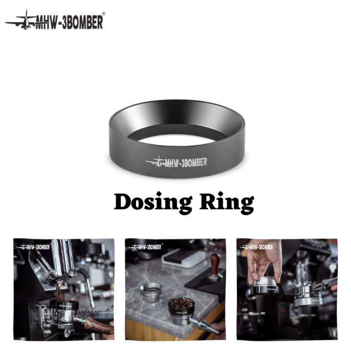 MHW-3BOMBER Espresso Set - Magnetischer Dosierring & Puck Sieb 58mm