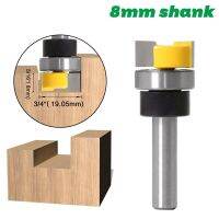 [HOT 2023] 1Pcs 8Mm Shank ขอบสีแดง Router Bits พร้อมแบริ่งเครื่องมืองานไม้เครื่องมือบดคัทเตอร์ใช้กับไม้ Trimming