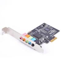 PCI-E 5.1ch 6ช่อง CMI 8738การ์ดเสียงชิป CMI8738 PCI-E การ์ดเสียงสเตอริโอ5.1