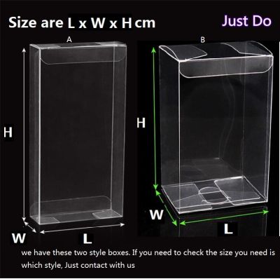 20x9x18cm 20pcs Large Clear Transparent PVC Box Big PVC Clear Transparent Candy Gifts Birthday Box