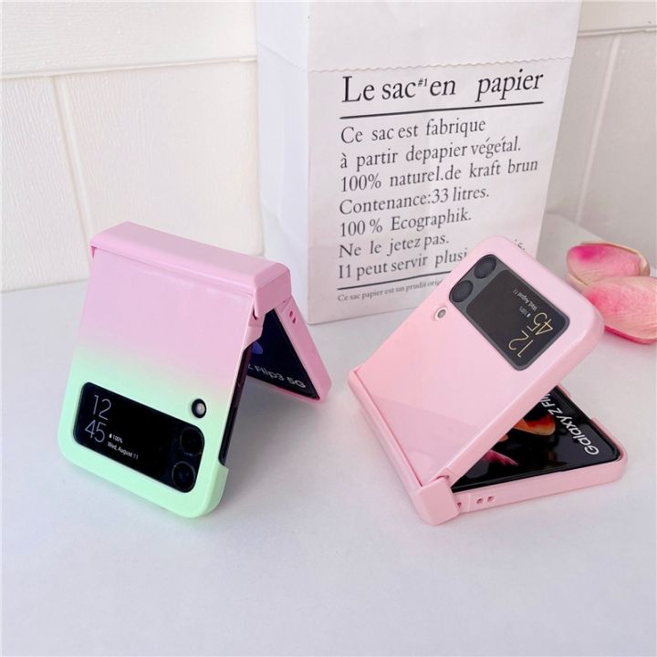 cod-ins-macaron-system-is-suitable-for-zflip3-5g-folding-screen-three-piece-mobile-phone-case