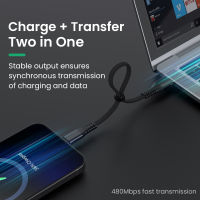 Hot Ranipobo 30ซม. 3A สาย USB Fast Charging USB Type C สายชาร์จสั้น Data Charge สาย Micro USB ศัพท์มือถือสาย USB Cord