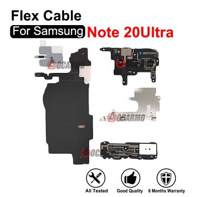 1ชุดสำหรับ Galaxy Note 20 Ultra NFC คอยล์ชาร์จแบบไร้สายและสัญญาณลําโพงเสาอากาศมาเธอร์บอร์ดที่เปลี่ยนฝาครอบ