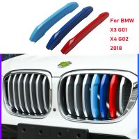 ตะแกรงสำหรับ BMW แข่งตกแต่งด้านหน้ารถ3ชิ้น X3 F25 E83 F26 X4 G02มอเตอร์สปอร์ตด้านหน้า2018 2019เมตร