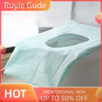 Ruyie ที่นั่งห้องน้ำ10ชิ้นครอบคลุมใช้แล้วทิ้งสำหรับห่อเด็กวัยหัดเดิน potty toilet Liners