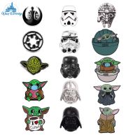 hot【DT】 Sci-fi Movie Star Wars Brooch Grogu Enamel Lapel Pin Trend The Troops Badge Jewelry Accessories