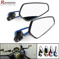 7/8 22mm Universal Motorcycle Handle Bar End Rearview Mirrors For Honda CB CBR 600 F3 F4 F4I 1000 RR Ninja ZX 6R 9R 10R Katana