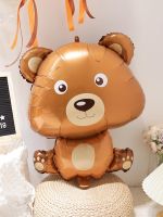 1PC 33IN New Large Cartoon Animal Shape Aluminum Film Balloon for Childrens Birthday Party Decoration Ball Balloons