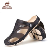 CODDesert Camel【Free Shipping】 รองเท้าแตะชายหาดหน้าร้อนผู้ชายแห้งเร็วรองเท้าแตะแบบสบายๆรองเท้าแตะในห้องน้ำสำหรับชาย