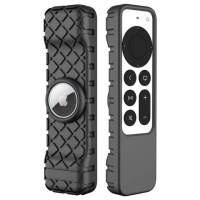 Variety 2021 Anti-Lost Protective Case for Siri Remote 2nd Gen Cover for Apple 4K TV Black