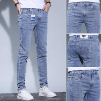 Spot Jeans MenS 2023 Spring And Summer New Quality Fashion Embroidery Korean Version Of Slimmer Jelly Men