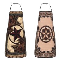 Unisex Woven Western Texas Star Rug Pattern Apron Kitchen Chef Cooking Baking Bib Women Men Tablier Cuisine for Painting