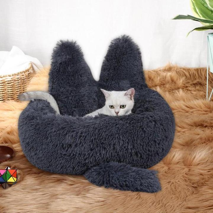 pet-round-bed-puppy-beds-for-small-medium-dogs-round-donut-cuddler-nest-round-donut-washable-dog-bed-anti-slip-faux-fur-fluffy-donut-cuddler-anxiety-cat-bed-efficiently