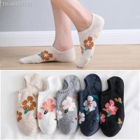 ๑✸ 3 Pairs High Quality Women Ankle Socks Cotton Invisible Shallow Mouth Casual Fashion Female Flower Pattern Low Cut Short Sock