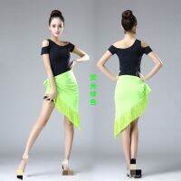 【CW】 B1256 new 2020 Latin dance women  39;s fashion fringe triangular bandage skirts cheap wholesale