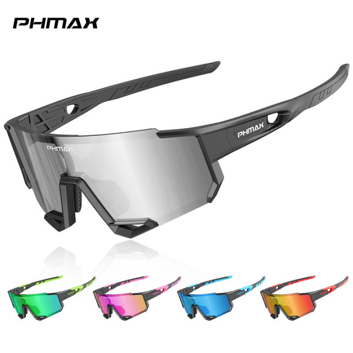 PHMAX Cycling Glasses Polarized 5 Lens Eyewear Glasses Riding Glasses ...