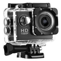 กล้องแอคชั่นแคมเมรากล้องวิดีโอกล้อง Pro แบบ Ultra HD1080P กันน้ำได้กล้องถ่ายใต้น้ำอุปกรณ์เสริมกล้อง30ม.