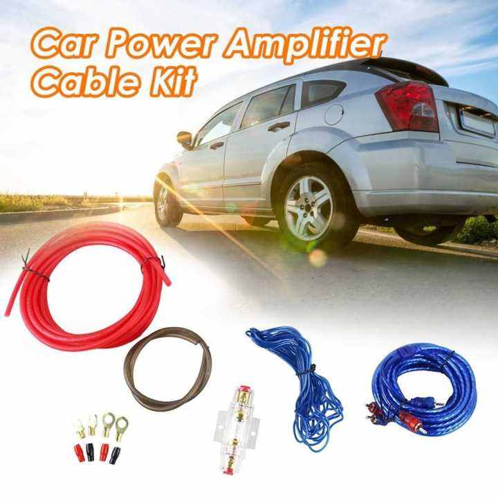 Car Power Amplifier Cable Kit Auto Audio Speaker Wiring Amplifier Cable