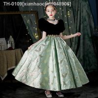 ✁◈ xianhaochen048906 Vestido de baile elegante das meninas do bebê festa Vestidos princesa Adolescente Roupas casamento Novo 2023