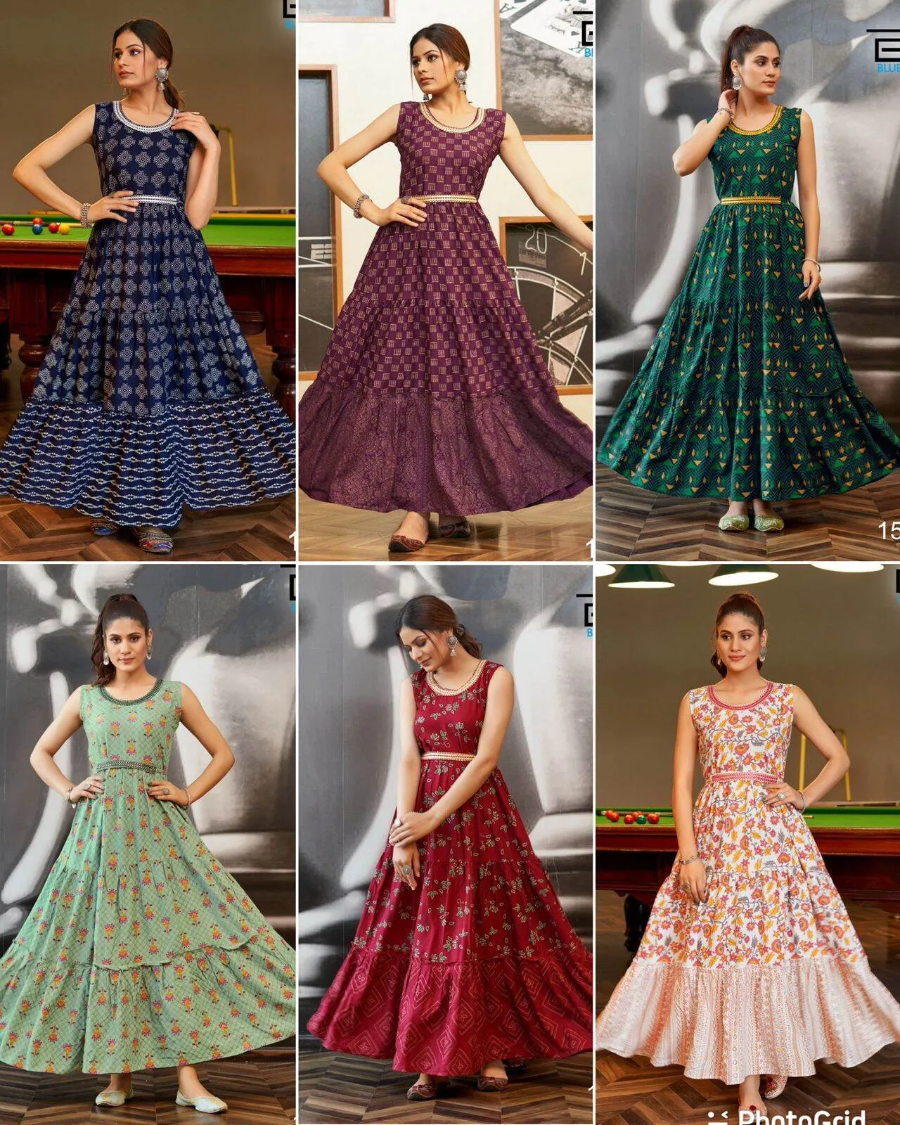 sleeveless anarkali dress