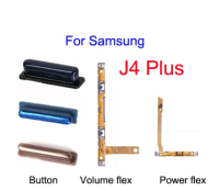 ปุ่มปุ่มเปิดปิด Flex ที่ปรับเสียงขึ้นลง Out คีย์ด้านข้าง Flex สำหรับ J4 Samsung Plus